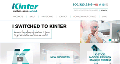 Desktop Screenshot of kinter.com